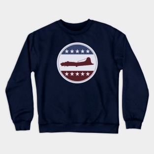 WW2 B-17 Flying Fortress Patch Crewneck Sweatshirt